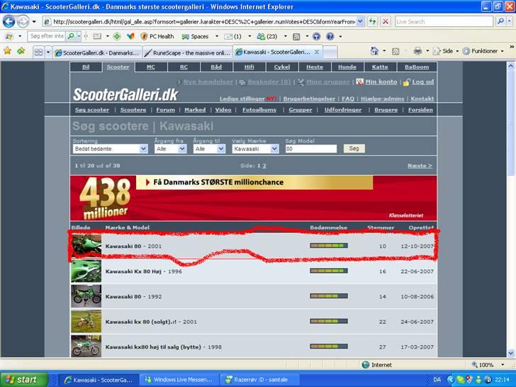 Kawasaki 80 ccm - solgt ! - Nr 1 over sg´s 80ccm kawasaki´er :D billede 9