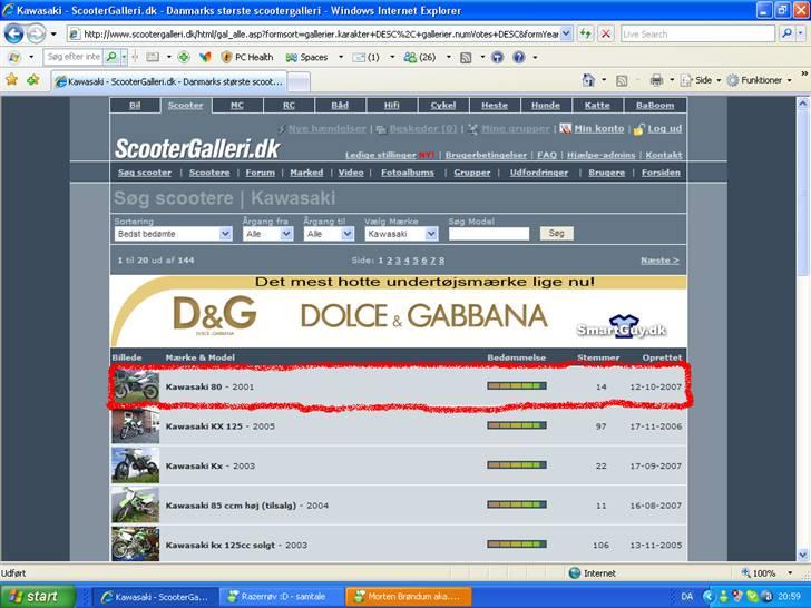 Kawasaki 80 ccm - solgt ! - Nr 1 over alle sg´s kawasaki´er :D billede 10