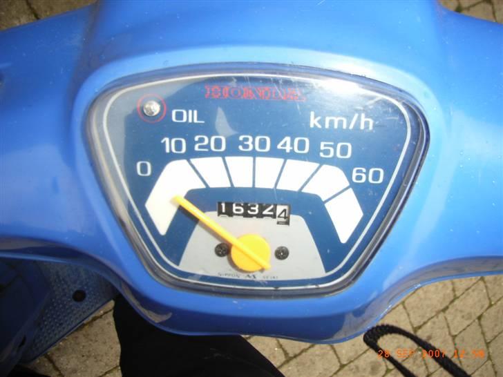 Honda melody ( madame blue) - ja den har stået og samlet støv så den har ikke kørt mange km billede 4