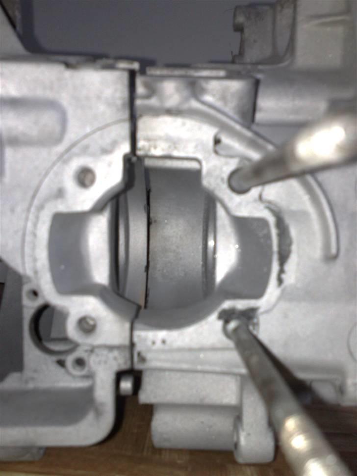 Yamaha Jog fs | Før - Krumtap huset, også blevet glas blæst :D hvorfor ikke? :) billede 8