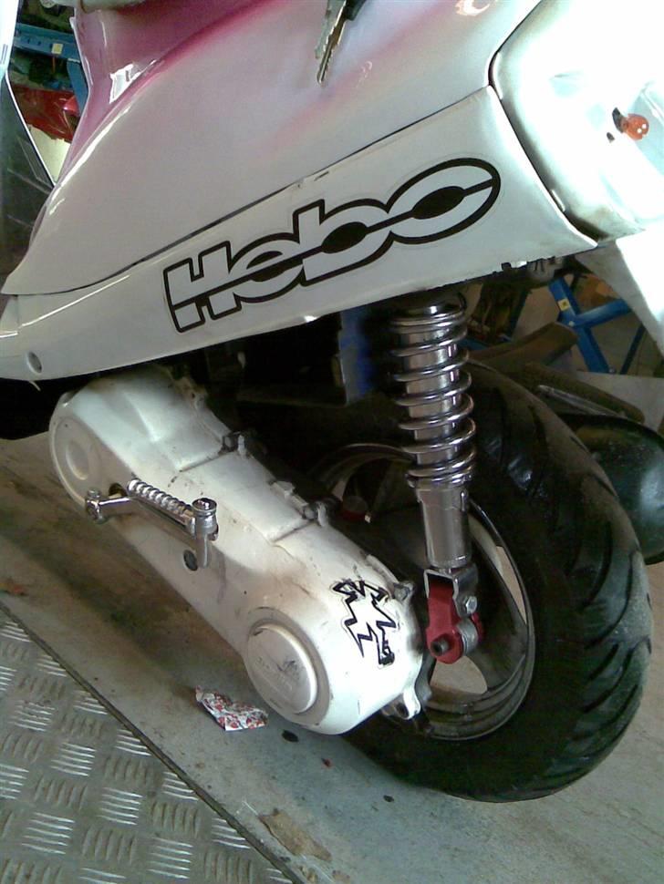 Yamaha Jog Fs     byttet ! - .. Læg mærke til ny støddæmper, forhøjer og kickstarter, billede 4