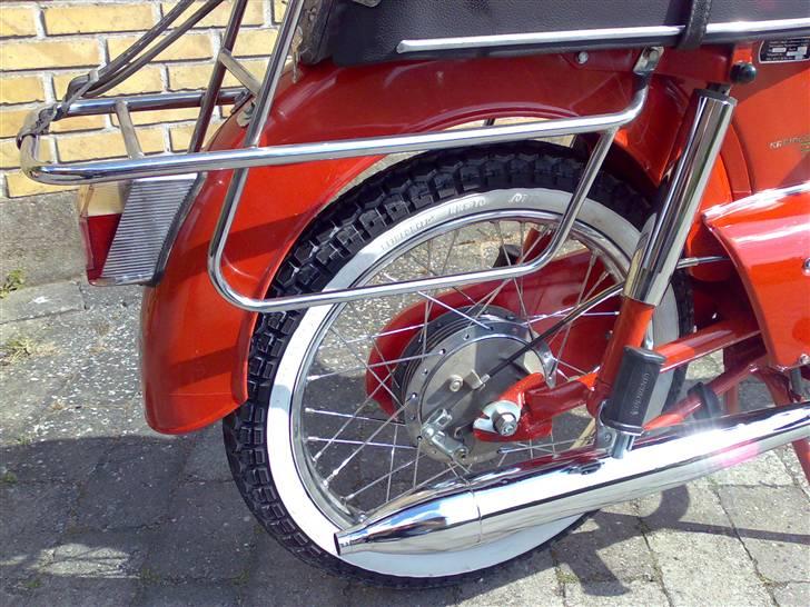 Kreidler "GT" - (24/5 2009) Nu med hvide dækkanter, som den vist originalt var udstyret med  billede 6