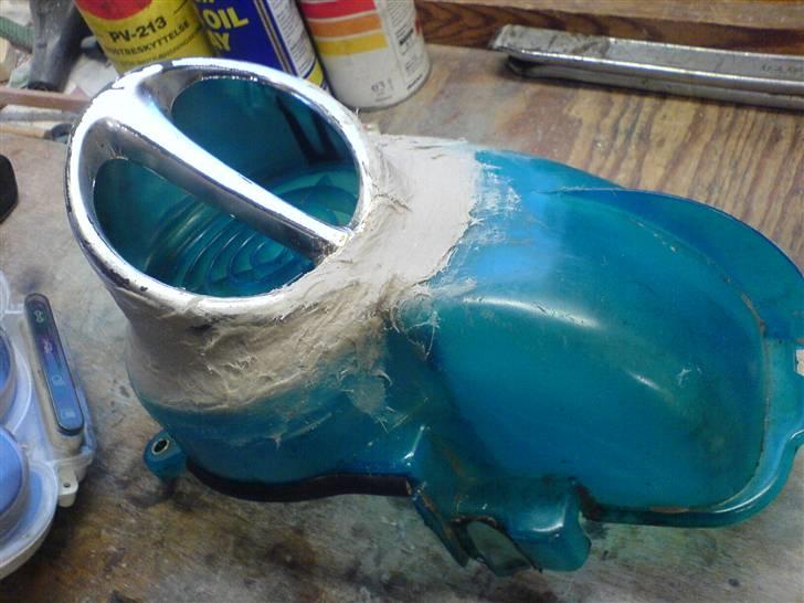 Aprilia sonic //Projekt!! - Nye mini projekt: at spartle grisetryne og blæserskjold før den skal til maler :) billede 4