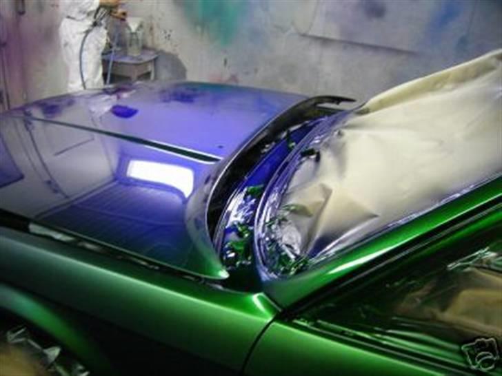 Aprilia sonic //Projekt!! - det her er farven som den bliver.. kamælion, skifter fra blå til grøn.. billede 9