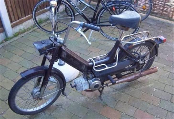 Puch Maxi K -- FØR -- - Sådan så den så ud den dag jeg hentede den.. billede 7