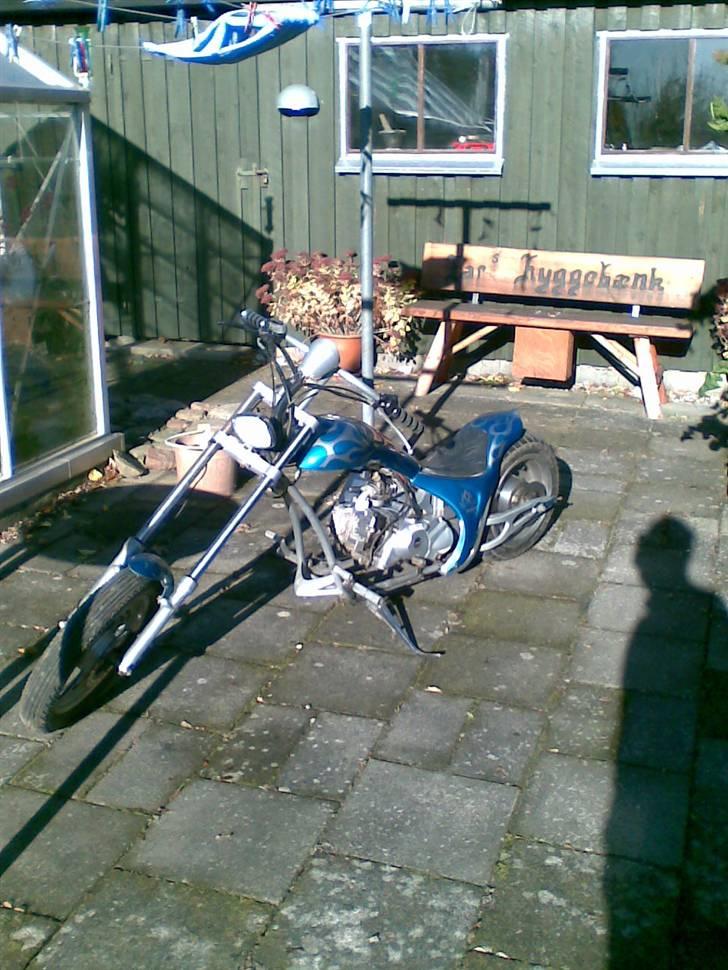 MiniBike Mini Chopper 125ccm billede 2