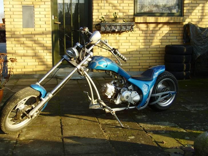 MiniBike Mini Chopper 125ccm billede 3
