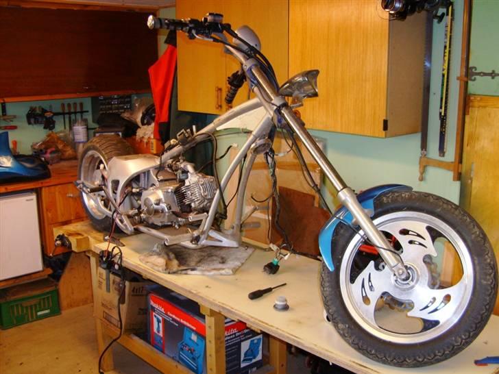 MiniBike Mini Chopper 125ccm billede 6