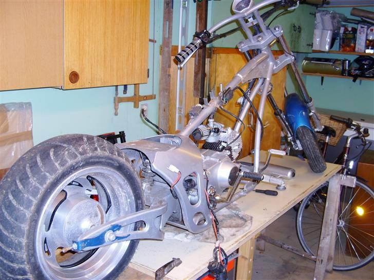 MiniBike Mini Chopper 125ccm billede 10
