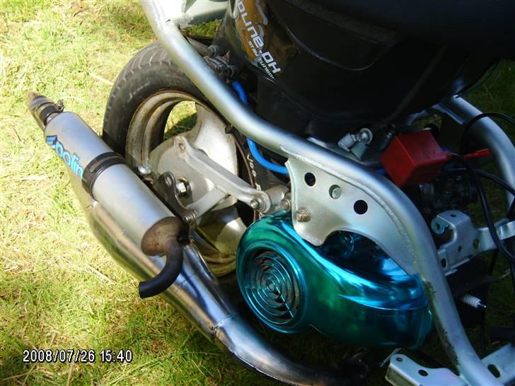 Yamaha Jog as - Putte <3 - Nyt. skjolde bliver sat på, lige inden als-træffet billede 5