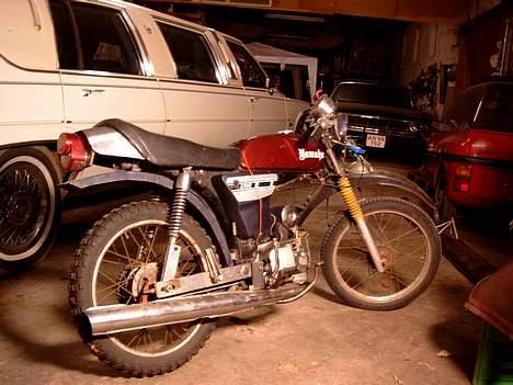 Yamaha 2 gear cross wannabe :-P - Som den så ud før den kom under min behandling ;-) billede 6