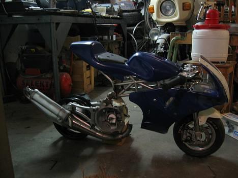 MiniBike Daytona G2 Minarelli - Skulle lige se hvordan det kommer til at se ud med Team potten monteret ,, billede 1