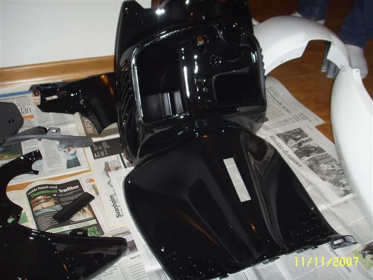 Aprilia sonic //Projekt!! - et af de hjemme lakeret inderskjolde. blev super godt! billede 18