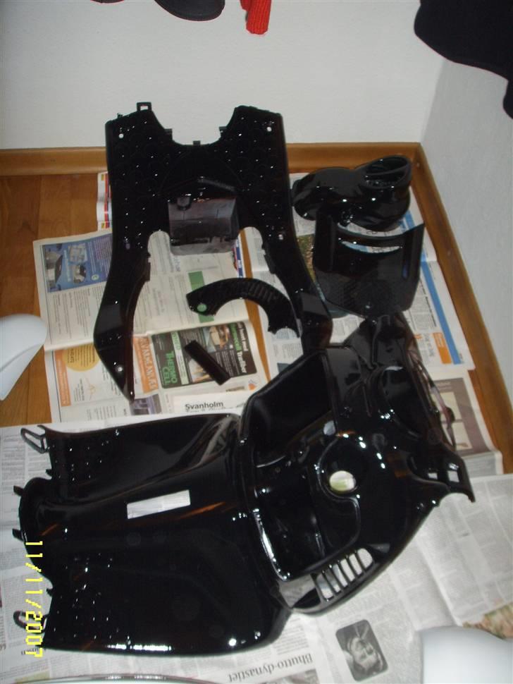 Aprilia sonic //Projekt!! - Blanksorte inderskjolde, hjemme malede. kan ikke ses?? billede 20