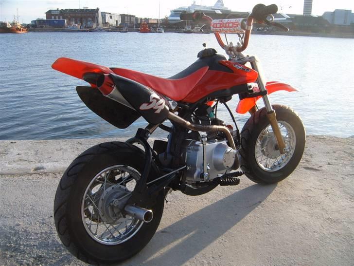 Moff crf 70 cc kopi " SOLGT" - moff pitbike street freestyle crf kopi 70cc billede 4