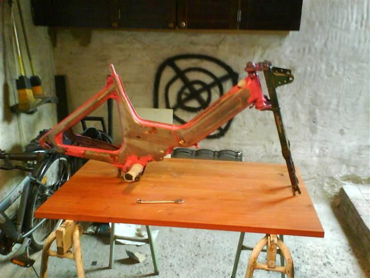 Puch maxi k SOLGT!! - da jeg fik det nye stel billede 2