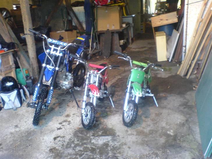 MiniBike 49cc - Det grønne lyn, den røde kineser, og det blå egern. billede 3