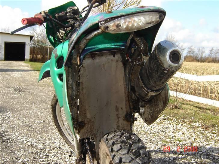 Suzuki RMX, LC, DD, AC, FØR - min dejlige hjemme lavet RVS "røvplade" siden der ikk var nogen da jeg fik den billede 4