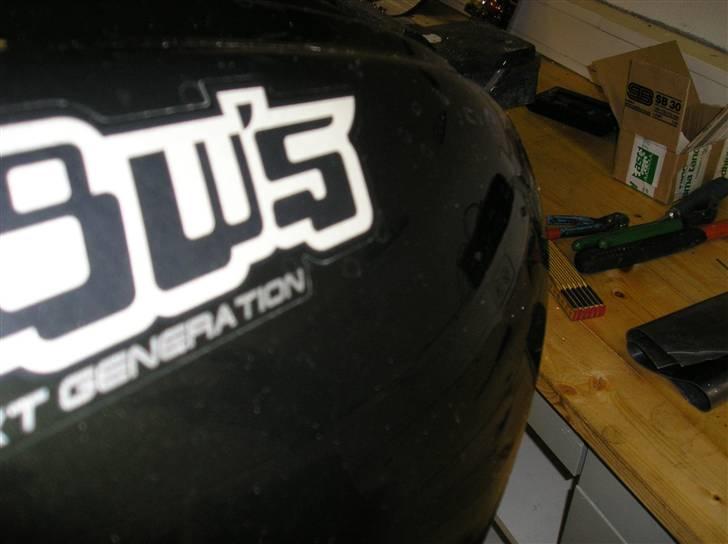 Yamaha Bws Ng AC D (**Byttet**) - Ét af de skjolde fra det komplette skjoldsæt jeg har i metallicgrønt, lidt svært at fange farven billede 9