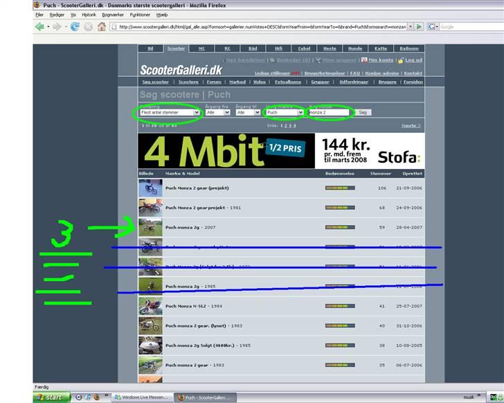 Puch monza 2g  SOLGT - 3 pladsen billede 19