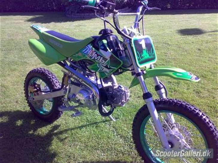 MiniBike Dirtbike 110ccm "STJÅLET" - Lånt af gamle ejer (: billede 2