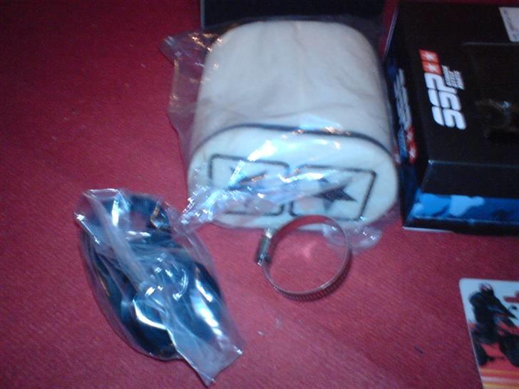 Suzuki smx byttede for en nrg  - her er mit fede stage 6 filter i hvidt glæder mig til at høre den spinde med den  billede 16