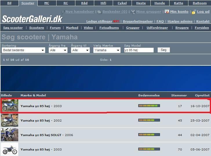 Yamaha yz 85 høj (Solgt :(.. ) - Ligger øverst :D billede 9