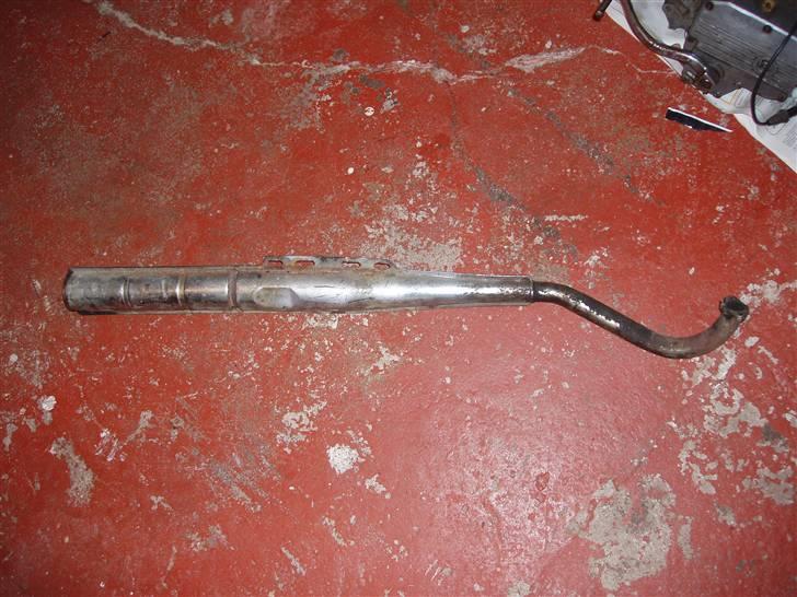 Puch Maxi 2 gear - Det let-tunede udstødningsrør - giver 2-3Km/t på toppen :p billede 5