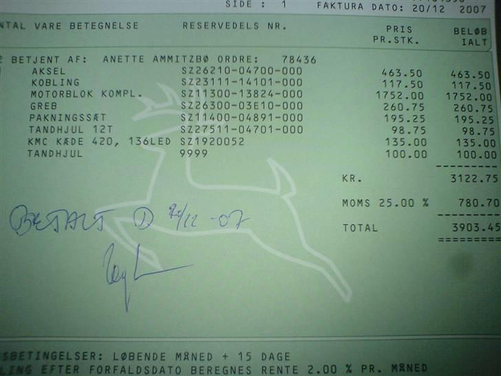 Suzuki Rmx - men det er ikk gratis at køre RMX billede 20