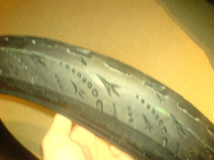 Puch maxi k røde :) - dejlige dæk ligger godt på vejen :) billede 5