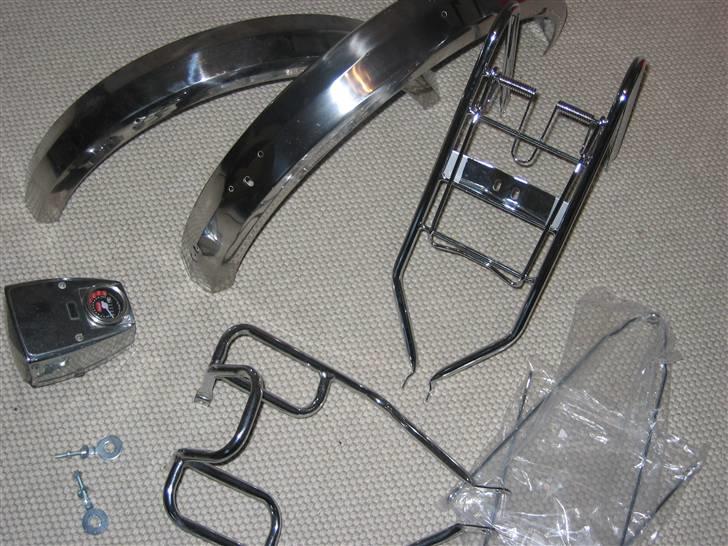 Puch maxi k røde :) - nok af chrom det skal der til alt nyt :D billede 10