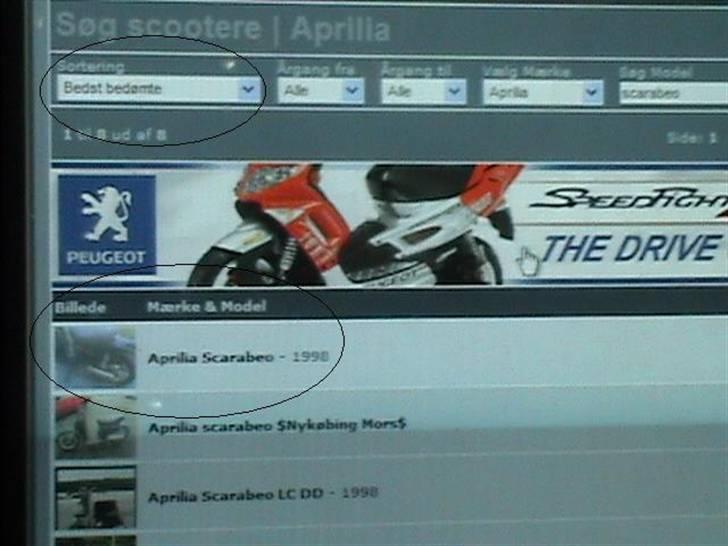 Aprilia Scarabeo Beo Bytte/Salg billede 10