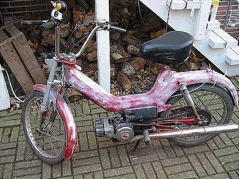 Puch golden maxi-SOLGT:( - halvt grundet og næsten klar til maling:) billede 10