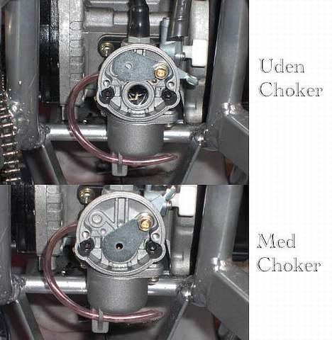 MiniBike Super sport 2 "BYTTET" - Med og uden choker. :-) billede 8