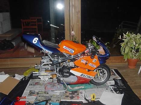 MiniBike Super sport 2 "BYTTET" - Skulle tappe benzinen og tømme bundkaret (større projekt!).... billede 6