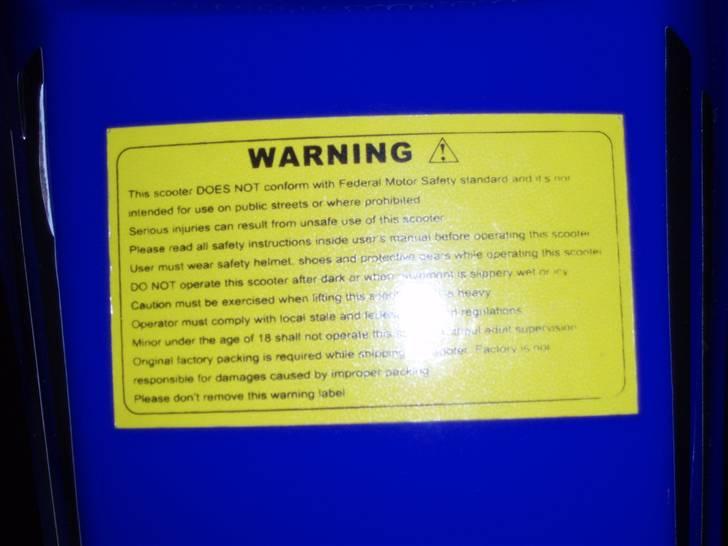 MiniBike 125ccm (SOLGT) billede 4