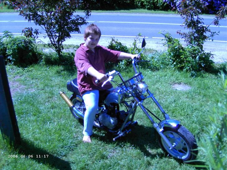 MiniBike made for fun.SOLGT. billede 2