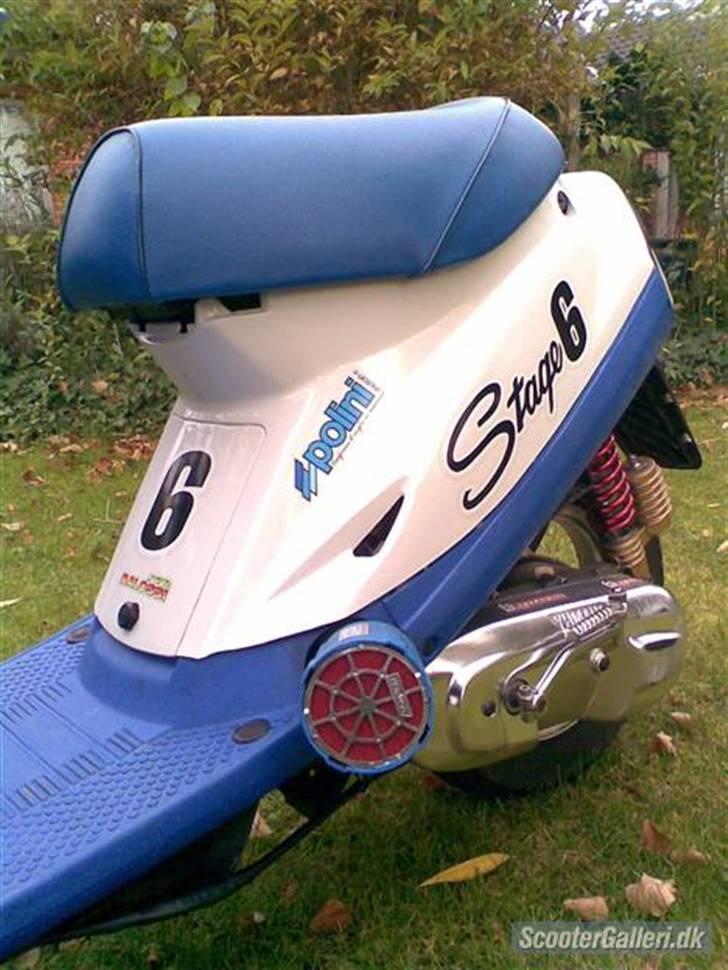 Yamaha JOG..EVO AC [TIL SALG] - EVO. der er ikke det der crom kickskjold på mere ny er der hvid 110cm skjold på billede 2