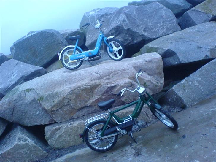 Vespa Ciao RACING SOLGT - Mine to vinterknallerter :) De er nice  billede 9