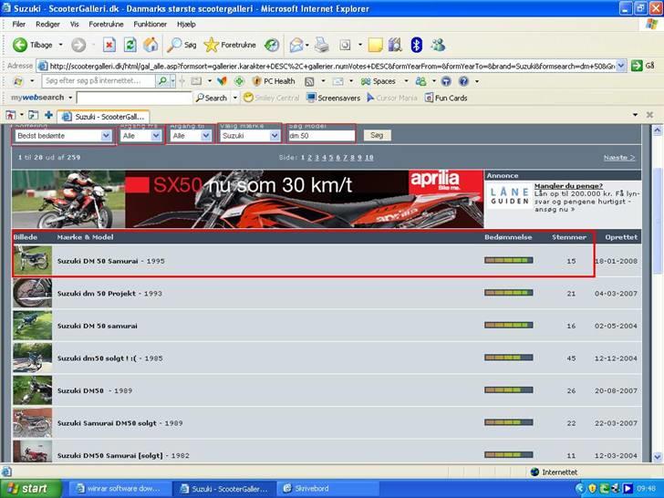 Suzuki DM 50 Samurai Solgt billede 9