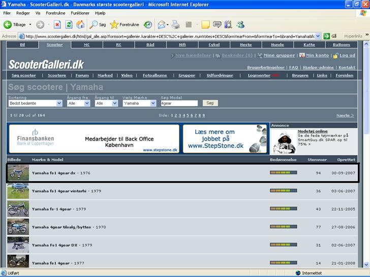 Yamaha Fs1 4gear Dx 49cc Std  ™ - Bedst bedømte=) billede 5