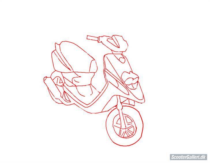 Yamaha Bws[Byttet til Stalker] - Min Bws som Tegnet i Paint !  billede 17