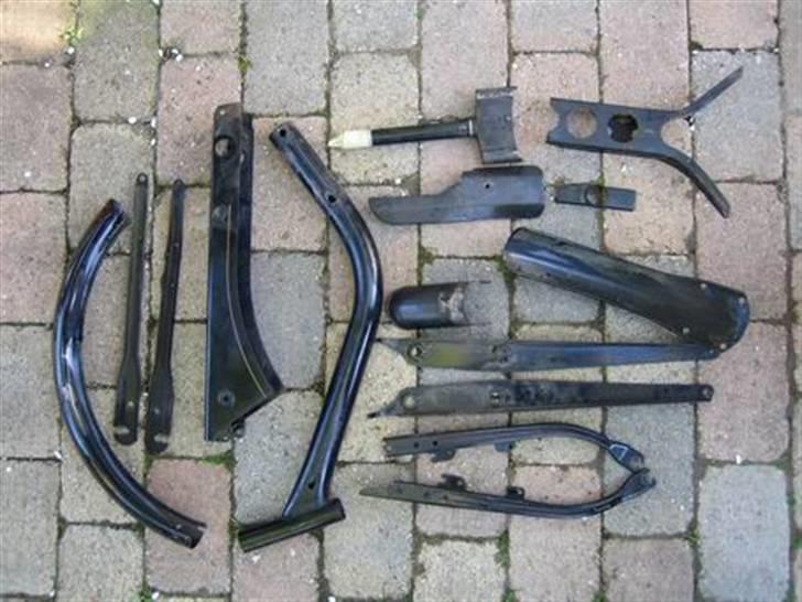 Velo Solex model 1700 -  Velo Solex model 1700 årgang 1959, Dele der er blevet malet billede 11