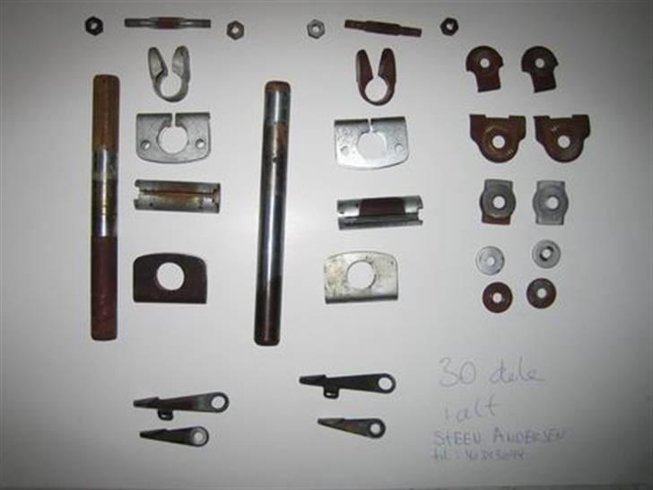 Velo Solex model 1700 -  Velo Solex model 1700 årgang 1959, Dele der er blevet galvaniseret. billede 20