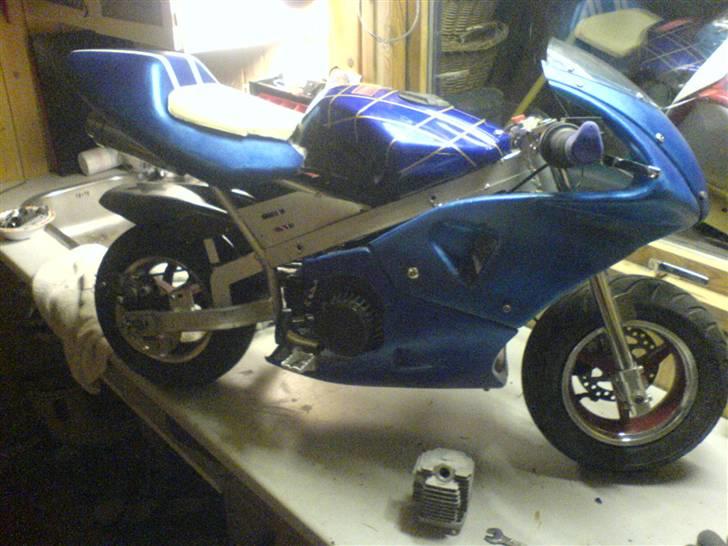 MiniBike Pocketbike [SOLGT] - så er djævlen samlet - damn´ den er lækker ! (-: billede 8