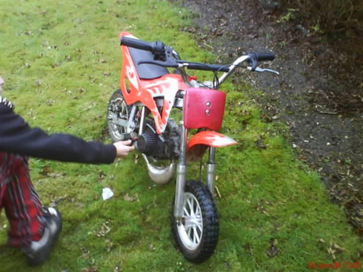 MiniBike mini crosser panser tog  - forfra mig der piller ved den XD billede 2