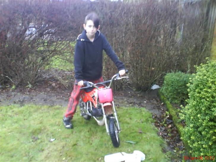 MiniBike mini crosser panser tog  - forfra med mig på billede 10