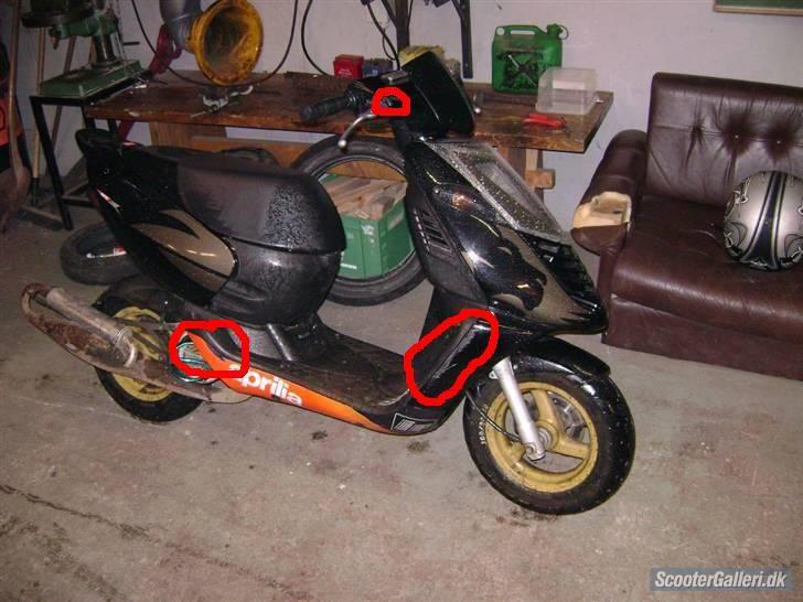 Aprilia Sonic - SOLGT -  :( - Her kan man se hvor de ridser er henne  billede 12