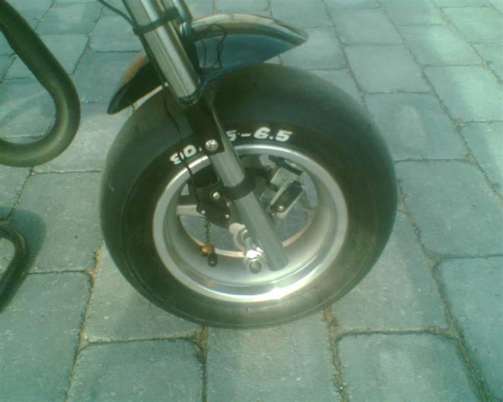 MiniBike pocket bike (Solgt) - med malet stel og hjul billede 16