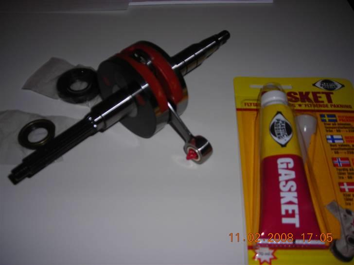 Aprilia sonic edition - den nye racing krumtap, den gamel var åbentbart smadret da den var forkert monteret af tidligere ejer billede 10